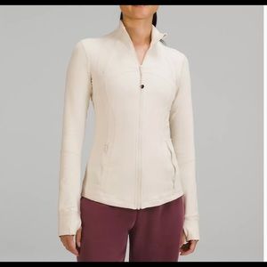 Lululemon Define Jacket in white Opal EUC